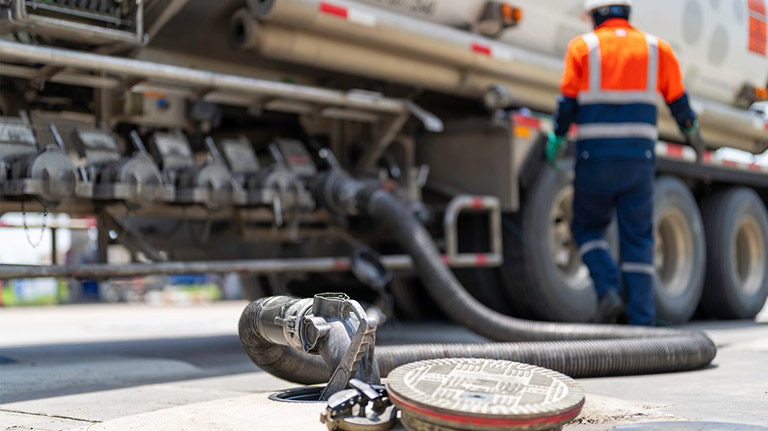 commercial gasoline delivery by Main Care Energy