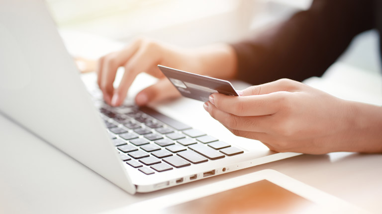 women ordering propane online