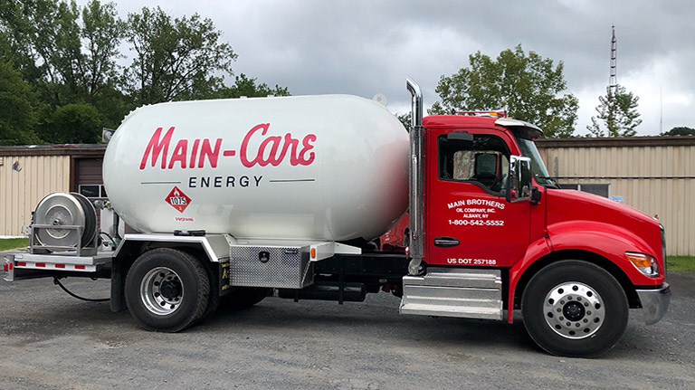 Main Care Energy propane delivery truck