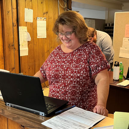 Main Care Energy office employee